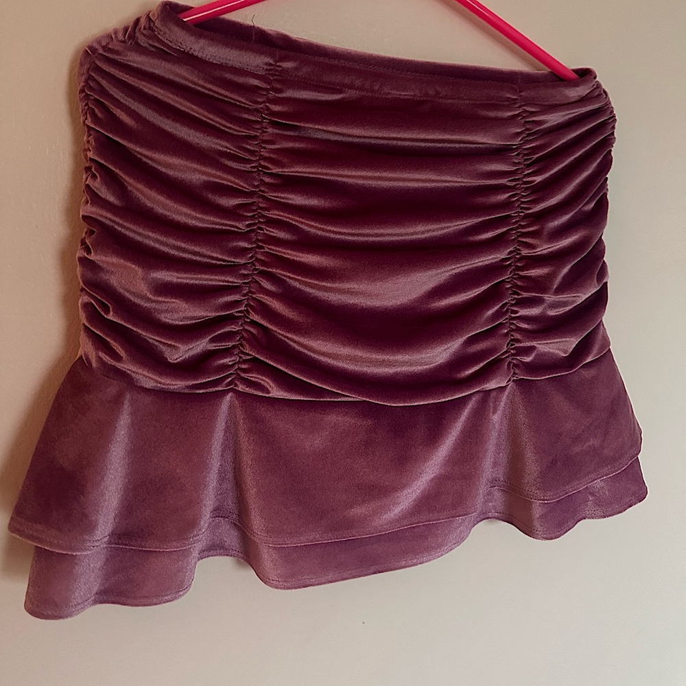 Velvet Mini skirt